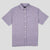 Passport workers check s/s shirt Blue heather