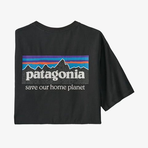 Patagonia P-6 Mission Organic t-shirt Black