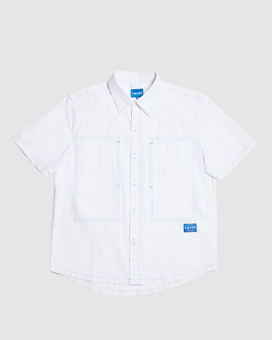 Larriet cliff short sleeve shirt white