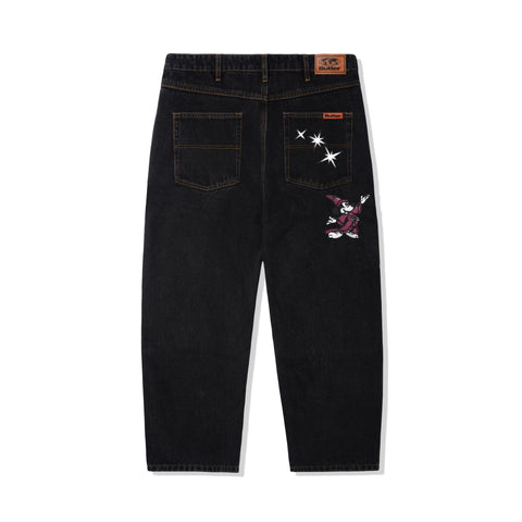 Buttergoods/Disney Fantasia Baggy denim jeans washed Black