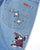 Buttergoods/Disney Fantasia Baggy denim jeans washed Indigo