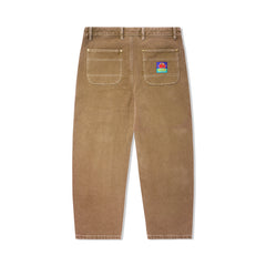 Buttergoods work double knee pants washed brown