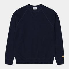 Carhartt chase sweater Navy/gold