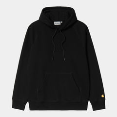 Carhartt hooded chase sweatshirt Black/gold