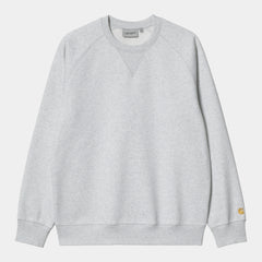 Carhartt chase sweater Ash heather/gold